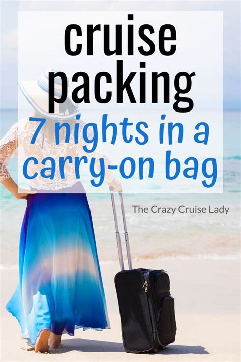 cruise packing carry on only